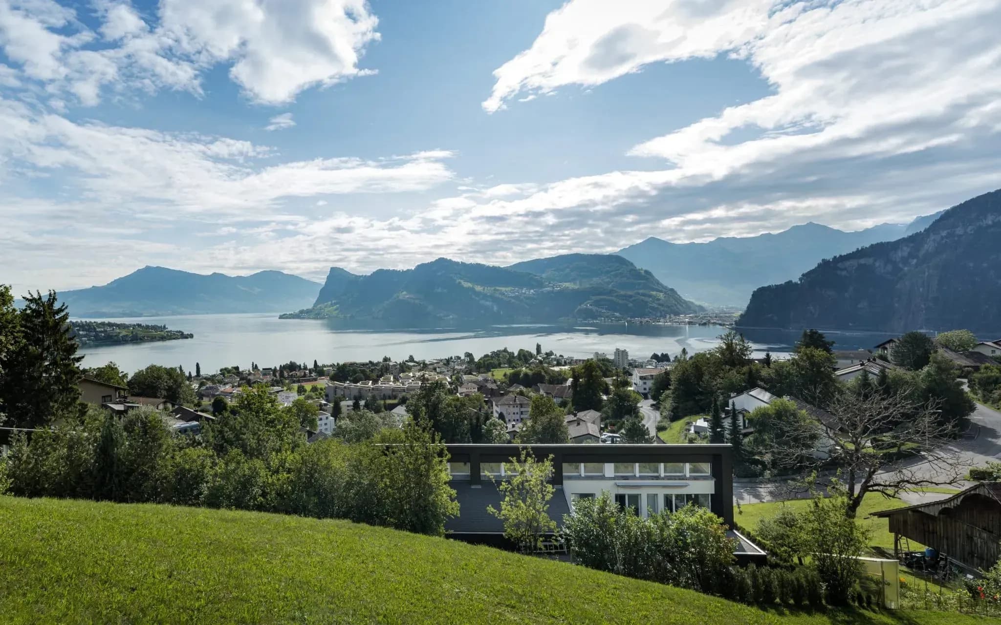 Luxury Villa Rental with Panorama View at Lake Lucerne